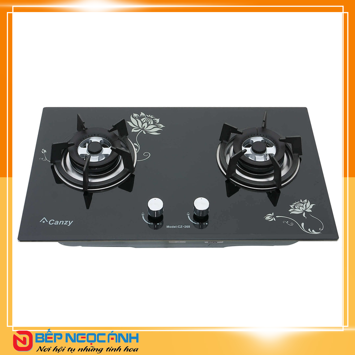 Bếp gas âm 2 lò CANZY CZ 268 HOA