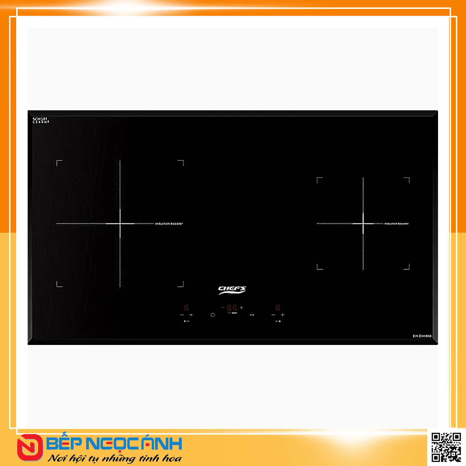 Bếp từ đôi Chefs EH-DIH866