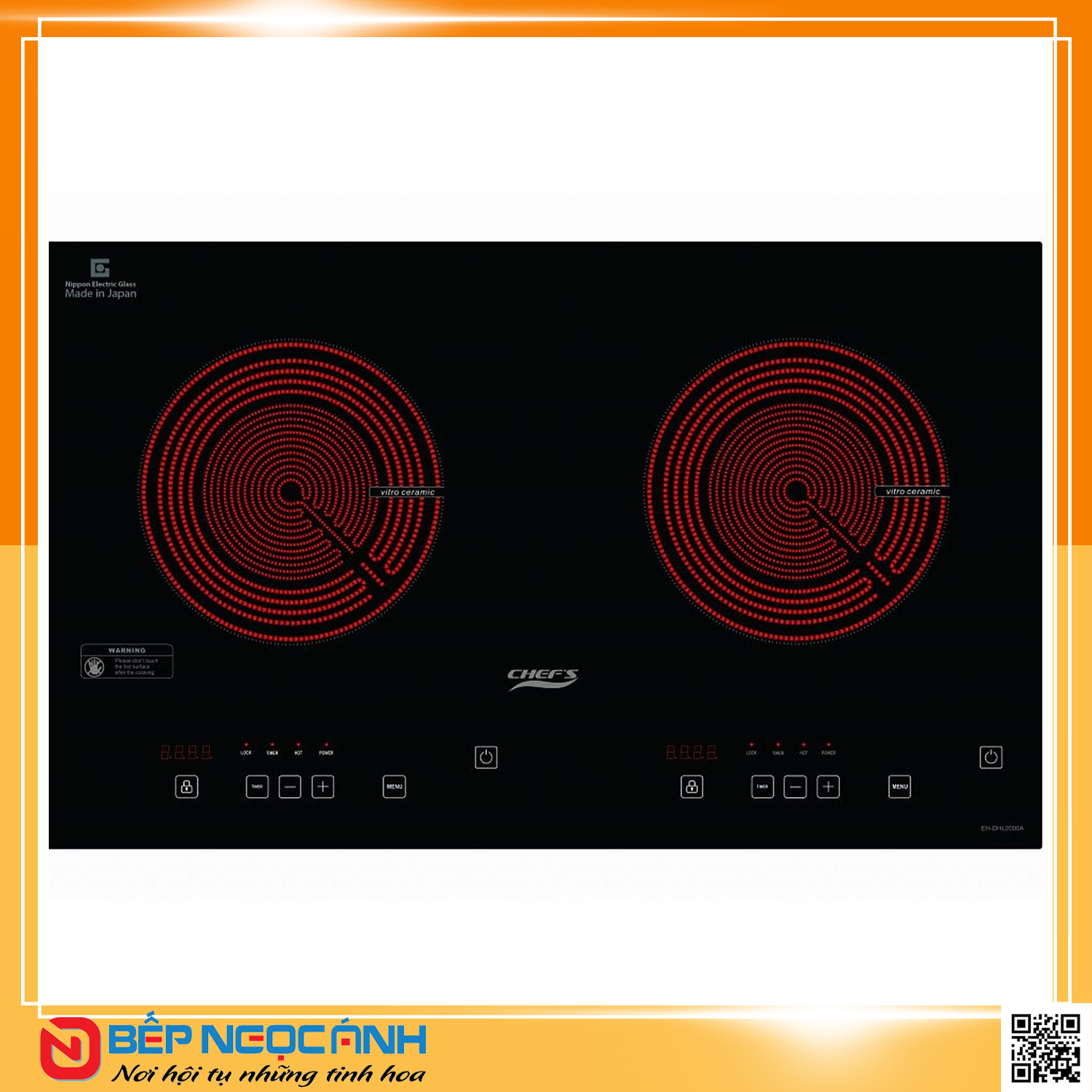 Bếp hồng ngoại CHEFS EH-DHL2000A
